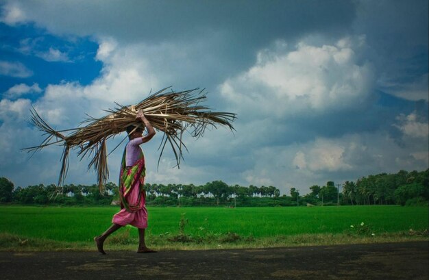 Beautiful picture of village life