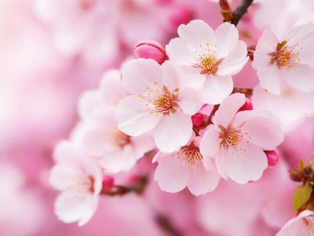 Beautiful pink cherry blossom