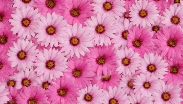 Beautiful Pink Flowers Background