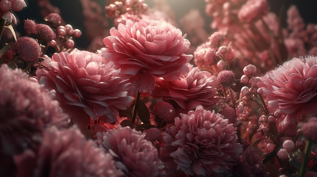 Beautiful pink flowers