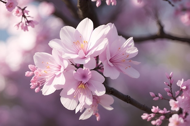 Beautiful pink flowers