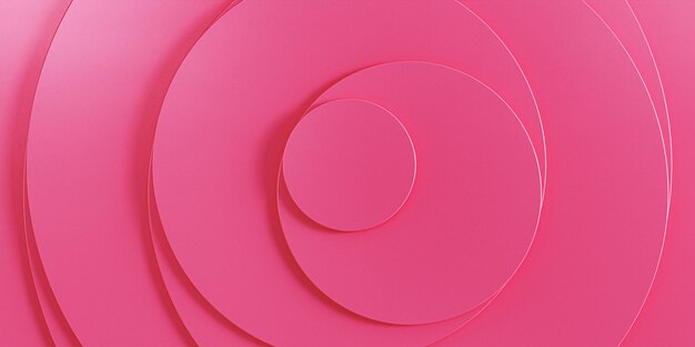 Photo beautiful pink wavy circle background