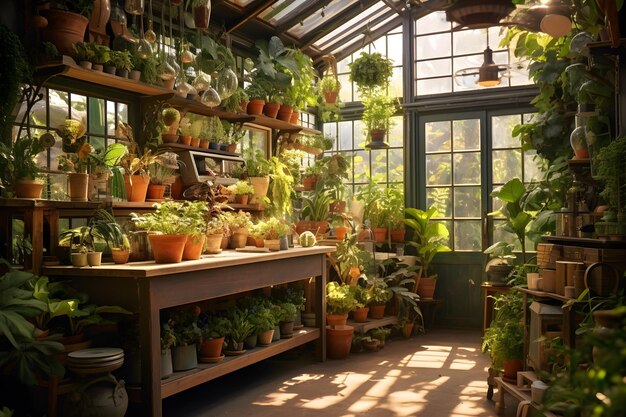 A Beautiful Plant Nursery Display