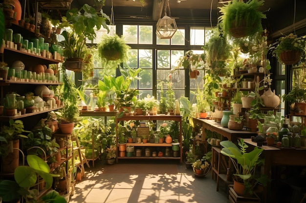 A Beautiful Plant Nursery Display