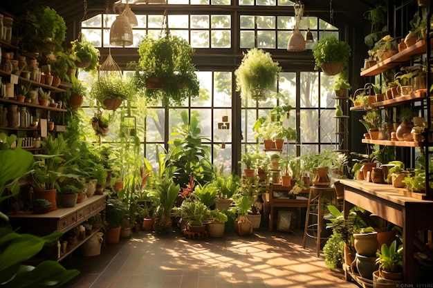 A Beautiful Plant Nursery Display