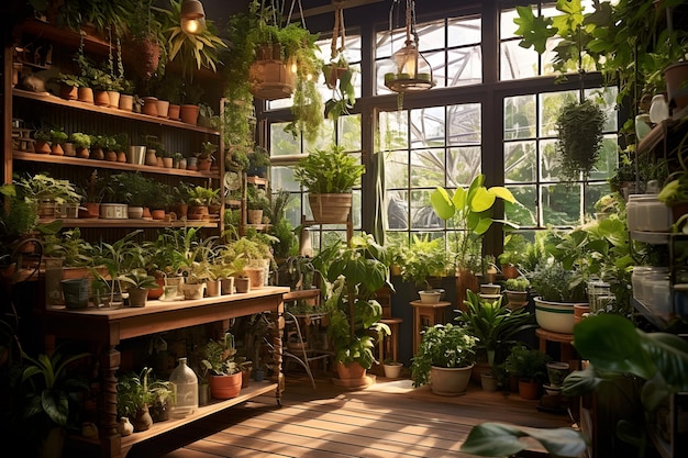 A Beautiful Plant Nursery Display