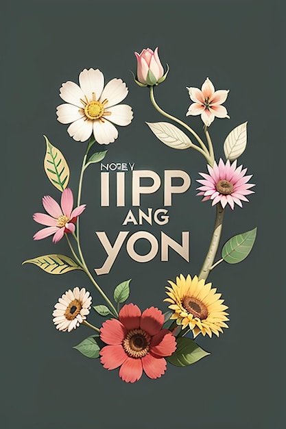 Фото Красивые цветы в горшках крупным планом простой фон обложка плаката обои рекламный дизайн
