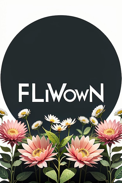 Красивые цветы в горшках крупным планом простой фон обложка плаката обои рекламный дизайн