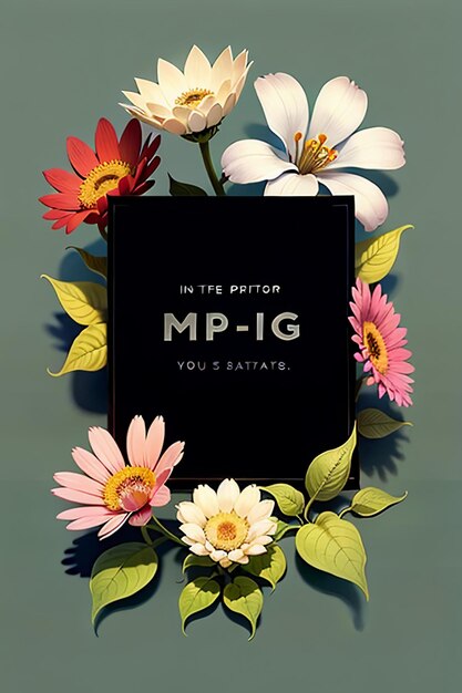 Beautiful potted flowers closeup simple background poster cover wallpaper advertising design