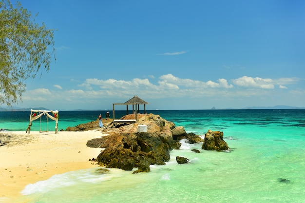 Beautiful private beach island in Phuket, Thailand