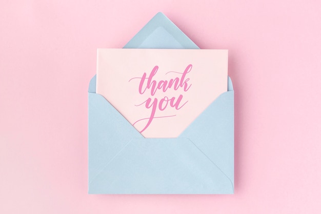 Beautiful professional thank you note