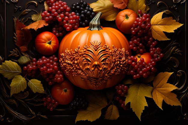 Beautiful pumpkin design