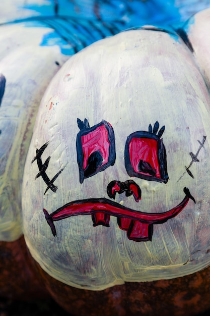 Photo beautiful pumpkins for halloween