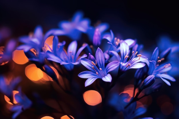 Beautiful purple flowers background