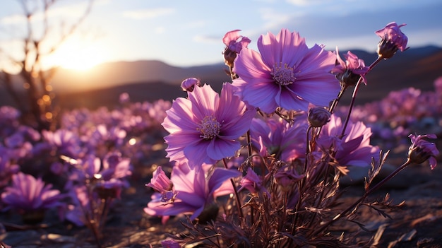 Beautiful purple flowers