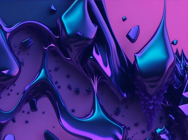 A beautiful purple liquid wallpaper