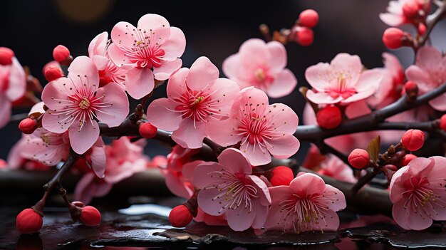 Beautiful Quince Blossom flower