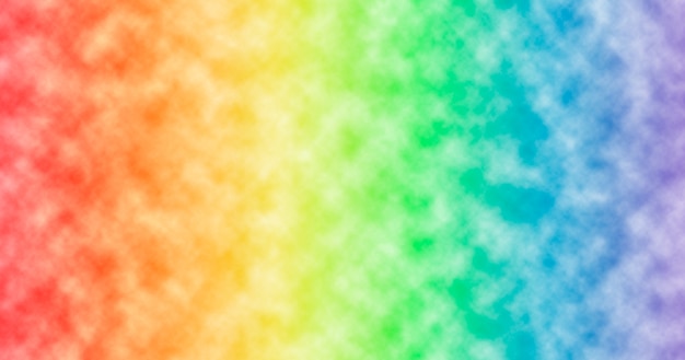 Beautiful rainbow color background with white spots.