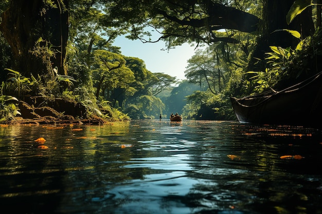 Beautiful Rainforest on the Upper Amazon River A Natural Wonderland