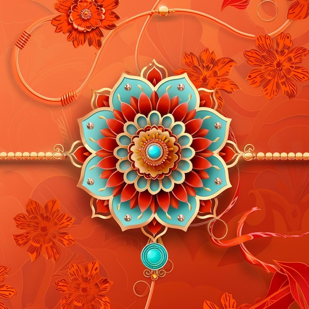 beautiful raksha bandhan greetings with decorative