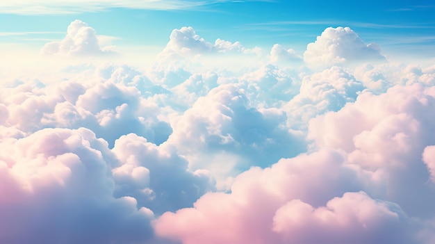 美しい現実的な雲の背景