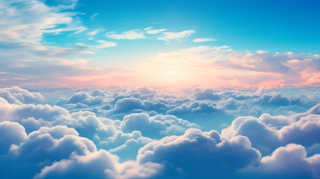 beautiful realistic cloud background