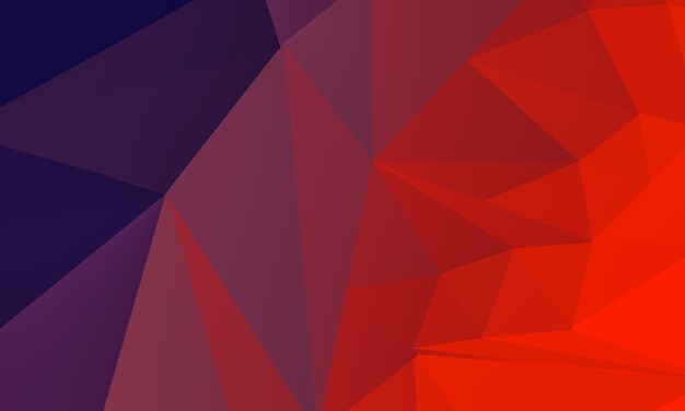 Beautiful red abstract background with polygons