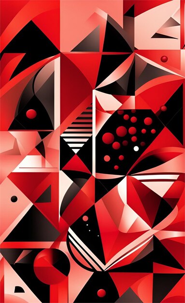 Beautiful Red Abstract Background