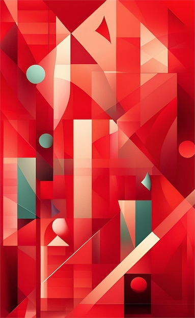 Beautiful Red Abstract Background