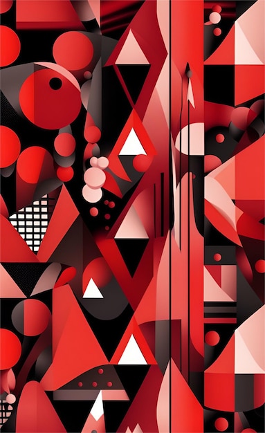 Beautiful Red Abstract Background