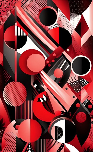 Beautiful Red Abstract Background