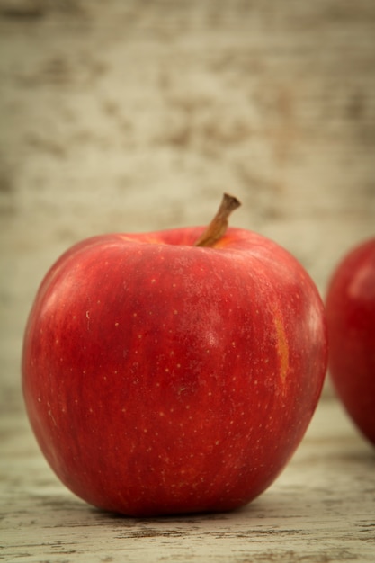 Beautiful red apples 