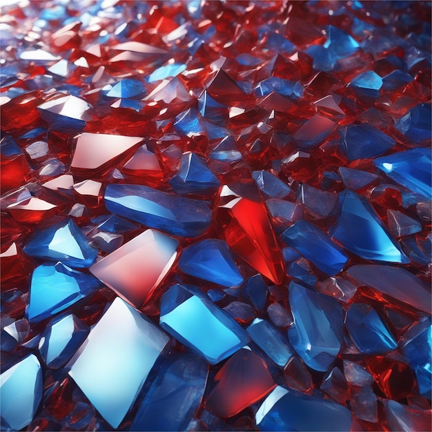 Beautiful red and blue abstract background