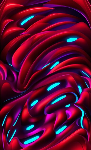 Photo beautiful red glowing light abstract