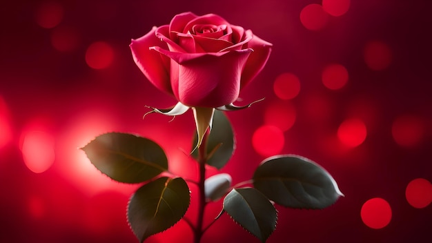 美しい赤いバラの壁紙の背景