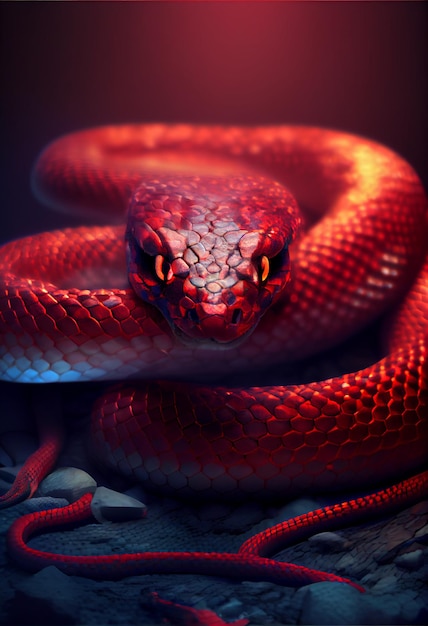 red snake Wallpaper Background  2675  Snake wallpaper Red and black snake  Animal wallpaper