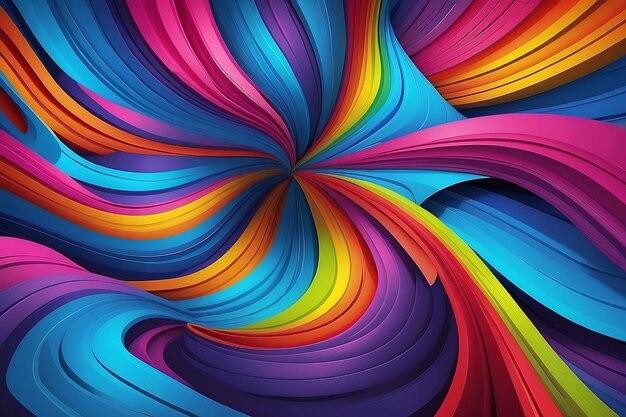 Beautiful rendering of colorful background