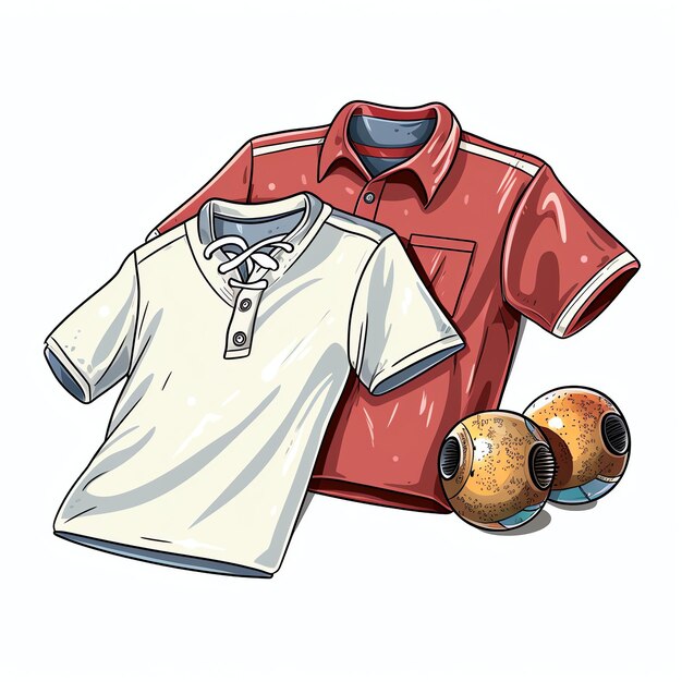 Foto bella illustrazione retrò di clipart della camicia da bowling