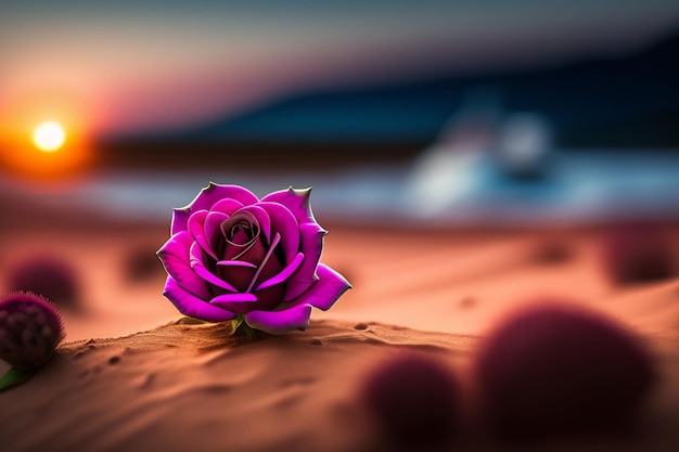 Romantic rose wallpaper