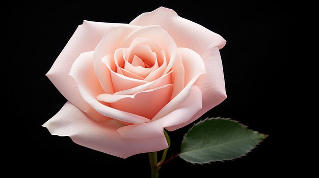 Beautiful rose isolated on dark background