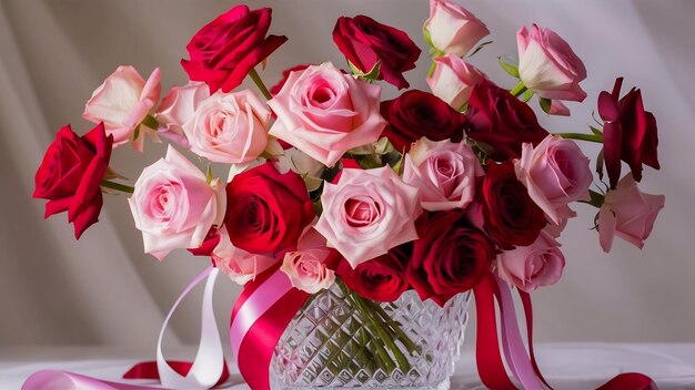 Beautiful roses arrangement