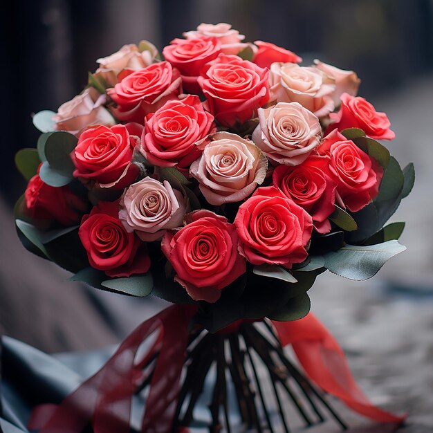 Beautiful roses bouquet