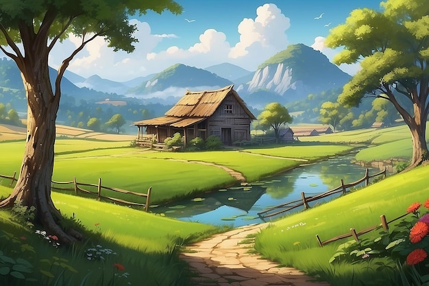 Beautiful rural landscape