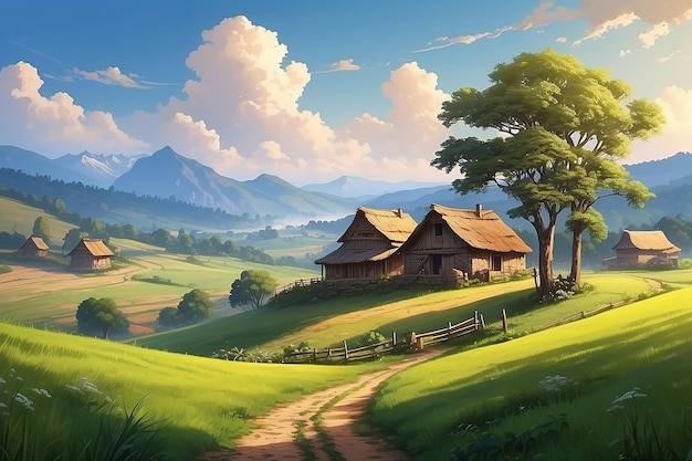 Beautiful rural landscape