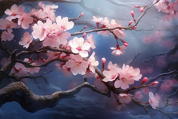 beautiful sakura flowers