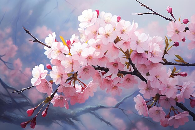 beautiful sakura flowers