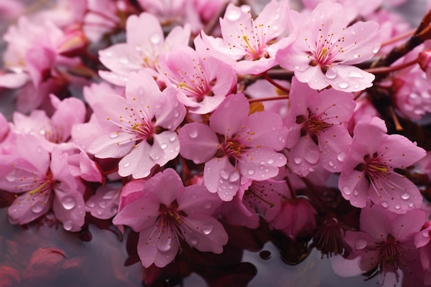 beautiful sakura flowers