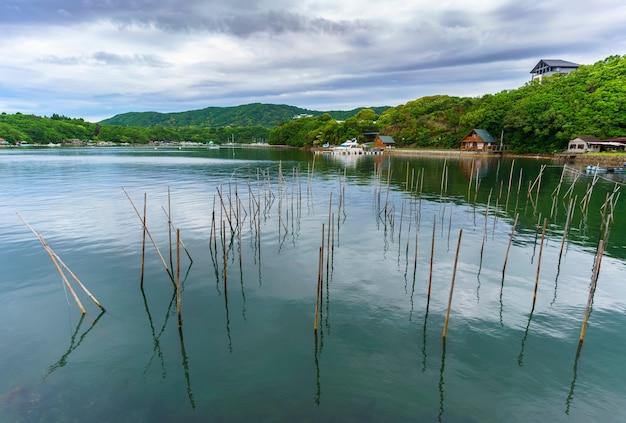 Beautiful scenery of Ago bay , Shima city , Mie , Japan