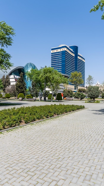 Beautiful Scenery of Baku City Baku Azerbaijan