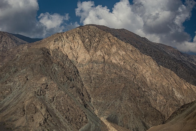 Beautiful scenery of Hunza Valley along Karakoram Highway Gilgit Baltistan Pakistan